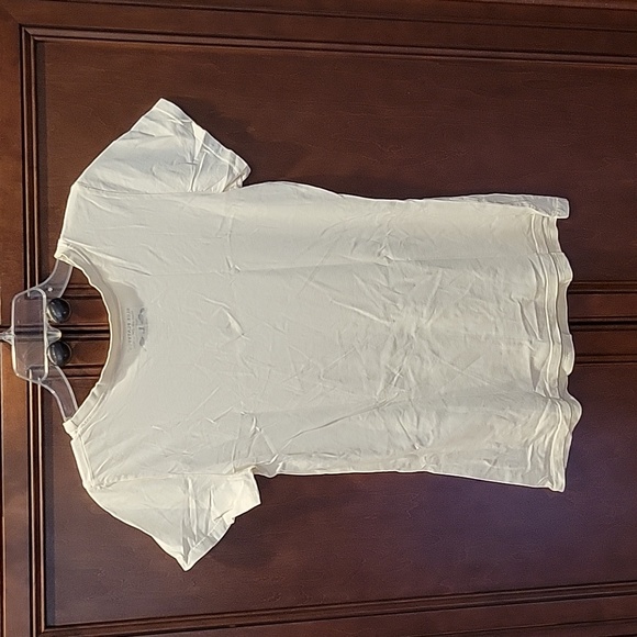 Blue Platypus Farmer's Market Day Buy Local Green White T-shirt sz Large Medium - Picture 3 of 4